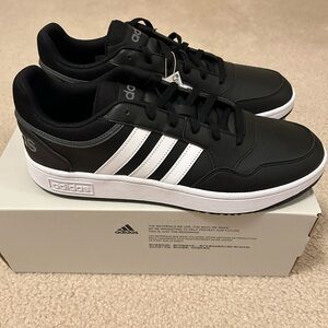 Adidas Hoops 3.0 Sneakers Black/White Size 12. Brand New with Tags!